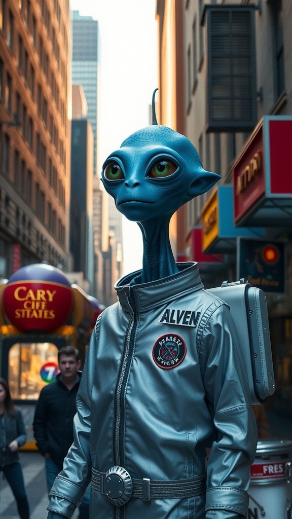 Alien dan Pizza Topping Aneh