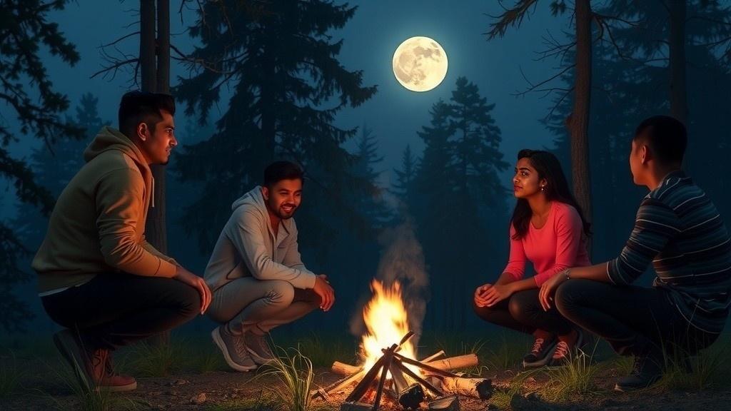 जंगल की रहस्यमयी रात