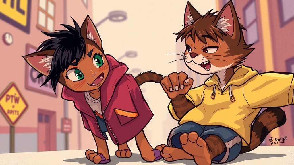 Billi aur Tigra: Selfie aur Dance Masti!