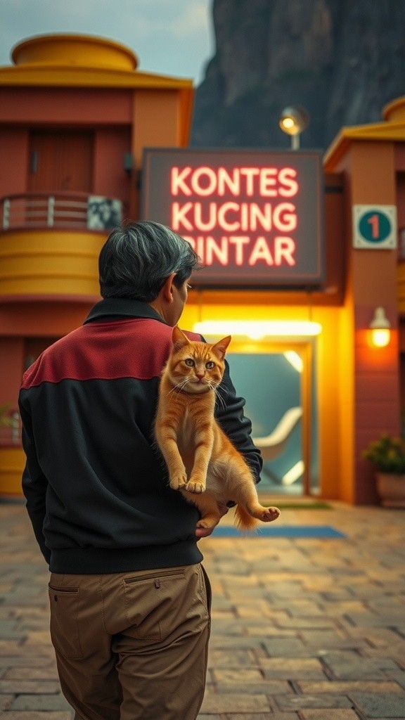 Kucing Pintar: Membuka Pintu dengan Kunci!