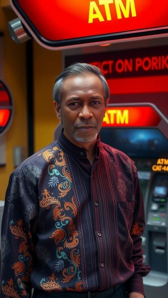 Kakek Gaptek dan Paniknya Saat ATM Mengambil Uang