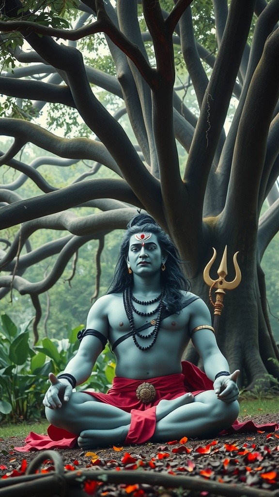 शिव जी का तप और शांति की साधना