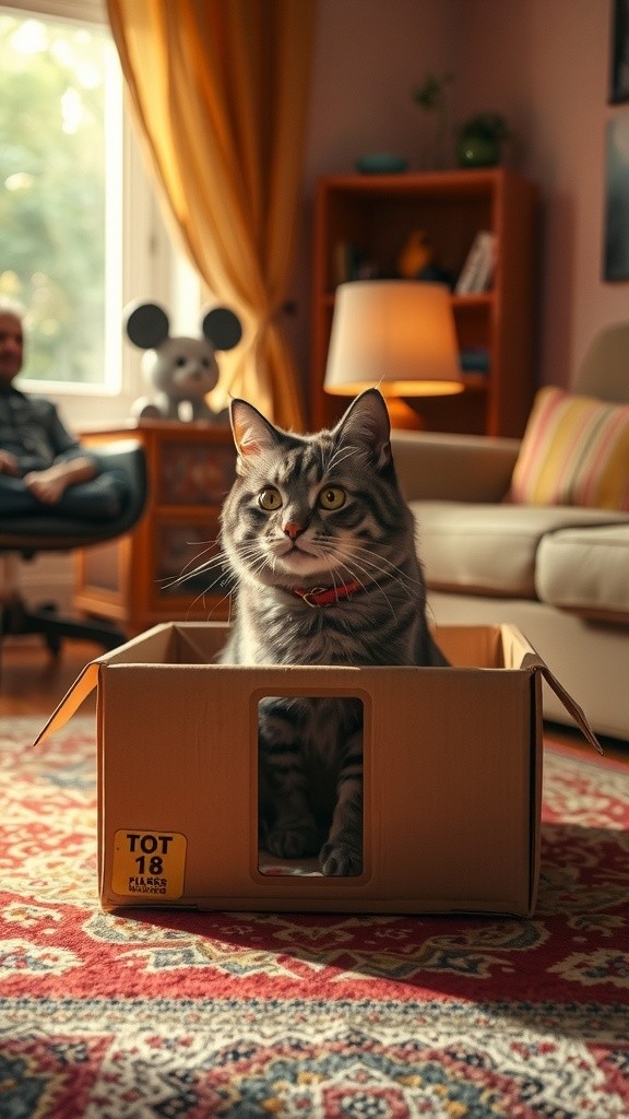 Toto Si Kucing dan Kotak Kardus