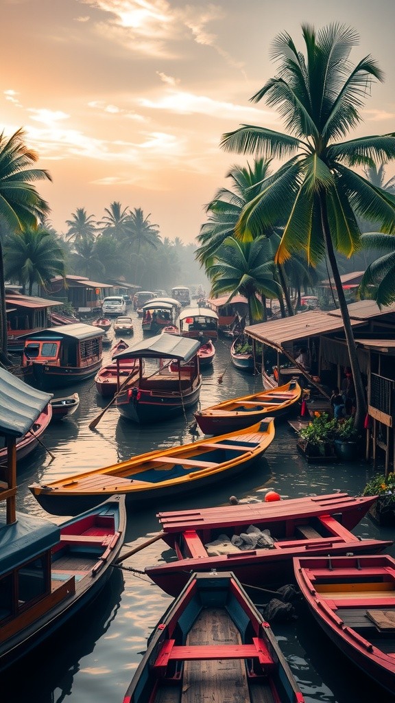 Exploring Banjarmasin's Floating Market: Economic Hub of River Barito