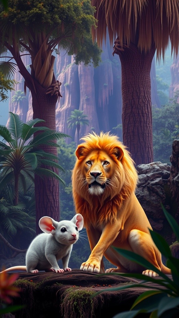 The Lion and the Mouse: A Jungle Tale