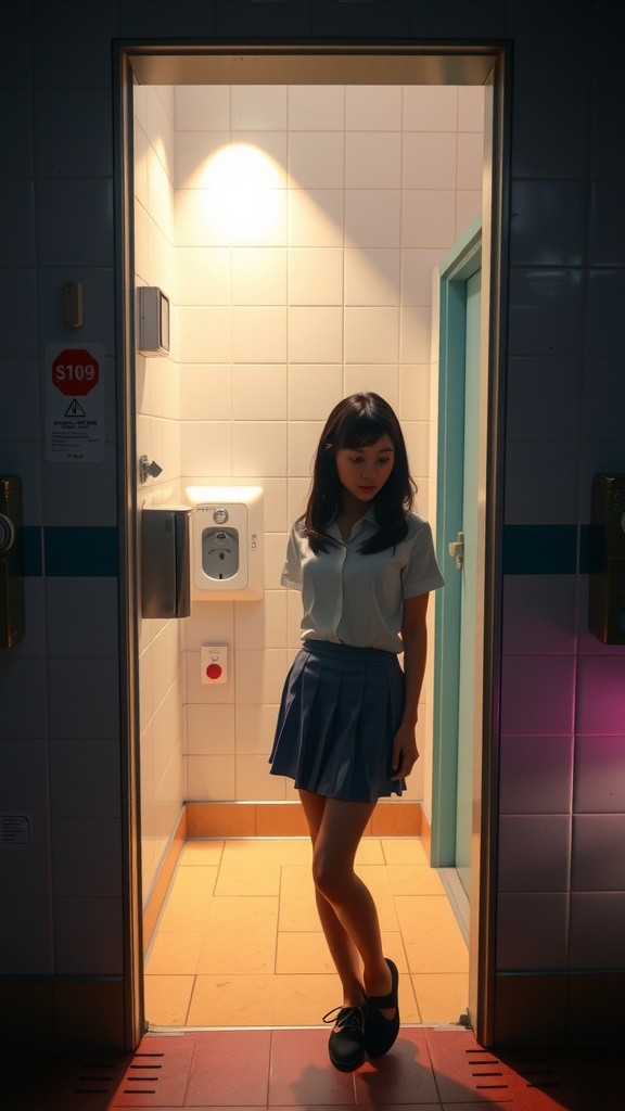 Terjebak Bersama Hantu di Toilet Sekolah