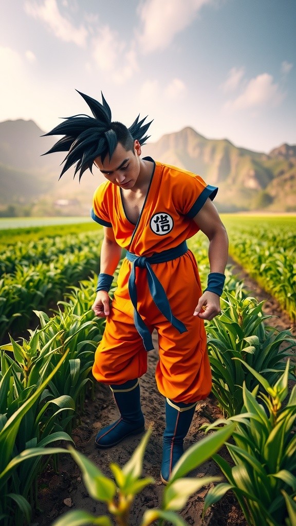 Goku's Epic Encounter: Duel with Superman
