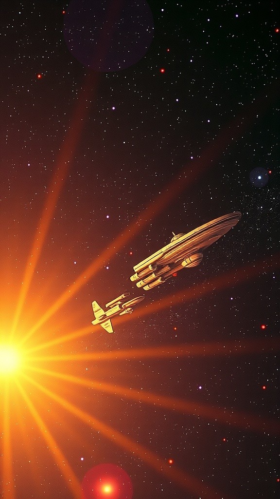 Star-Crossed in Space: A Cosmic Tale of Love and Rivalry