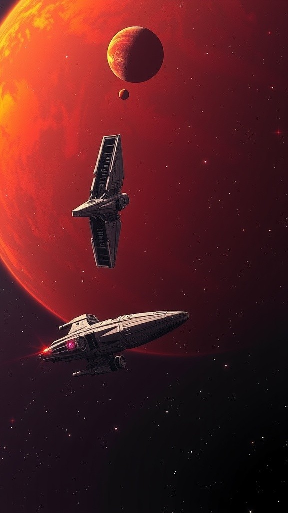 Star-Crossed in the Cosmos: A Space Station Tale