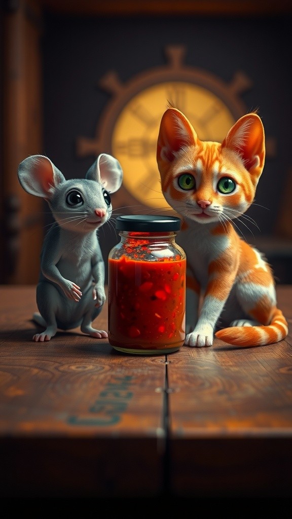Sambal Emak: Persahabatan Kucing dan Tikus!