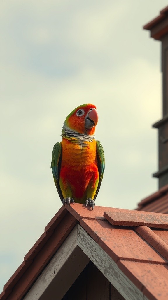 Burung Beo vs Drone Emak: Kisah Lucu di Atap Rumah