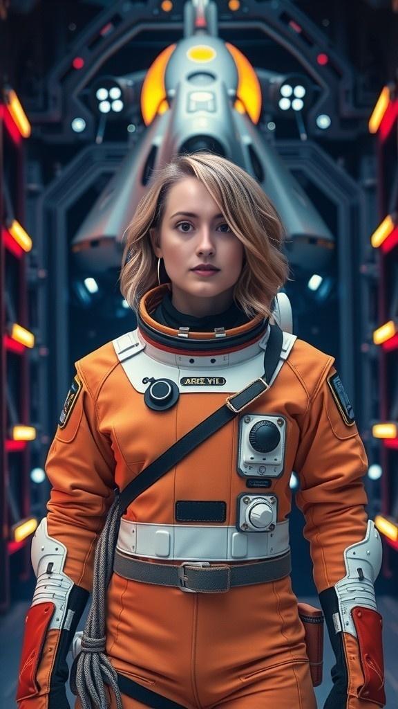 Journey to Mars: Astronauts Aboard Starship from Launch to Landing