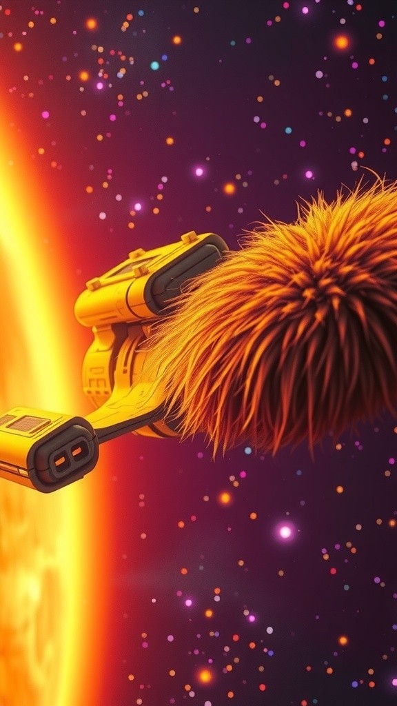 Hyperspace Hijinks: Captain Eva and the Space Squid Showdown!