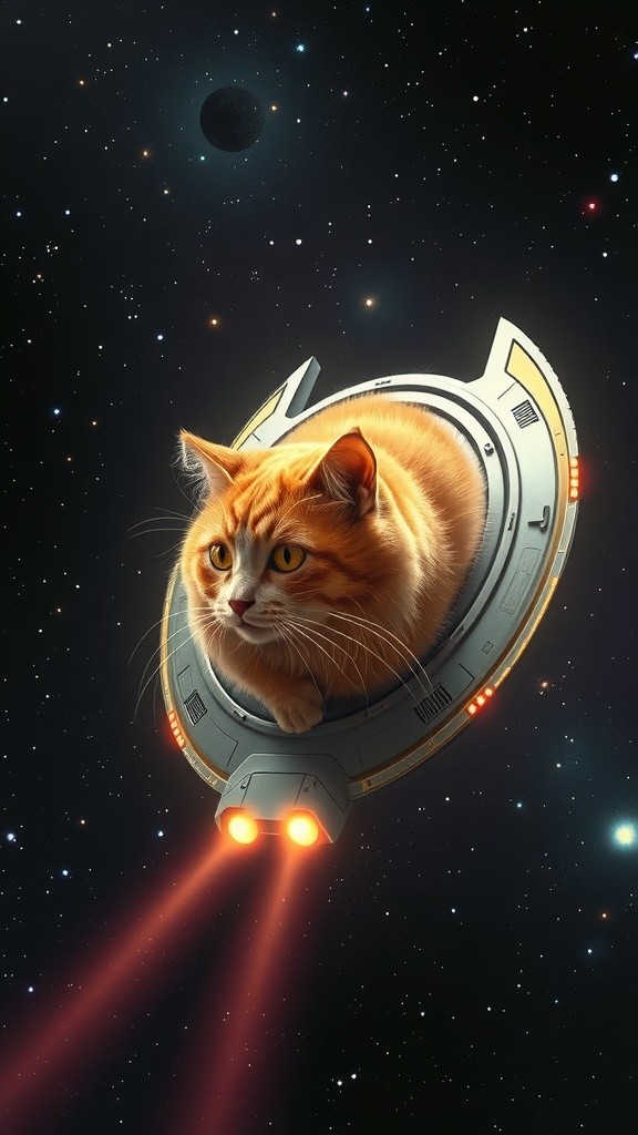 Hyperspace Hijinks with Captain Eva and Princess the Cat!