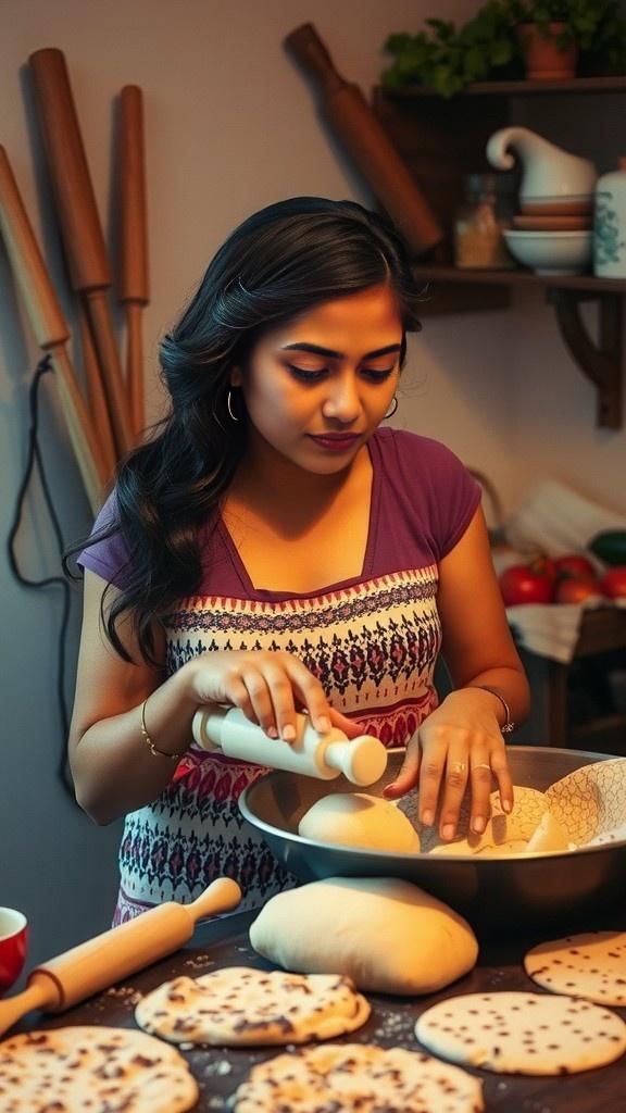 जादुई बेलन और राधा की दयालुता