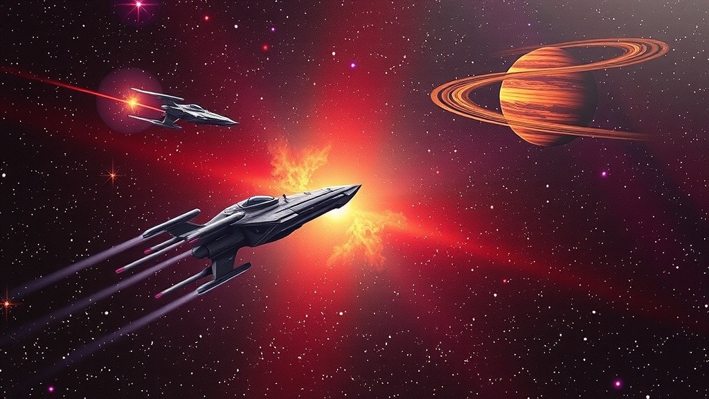 Star-Crossed in the Cosmos: A Tale of Rival Space Stations