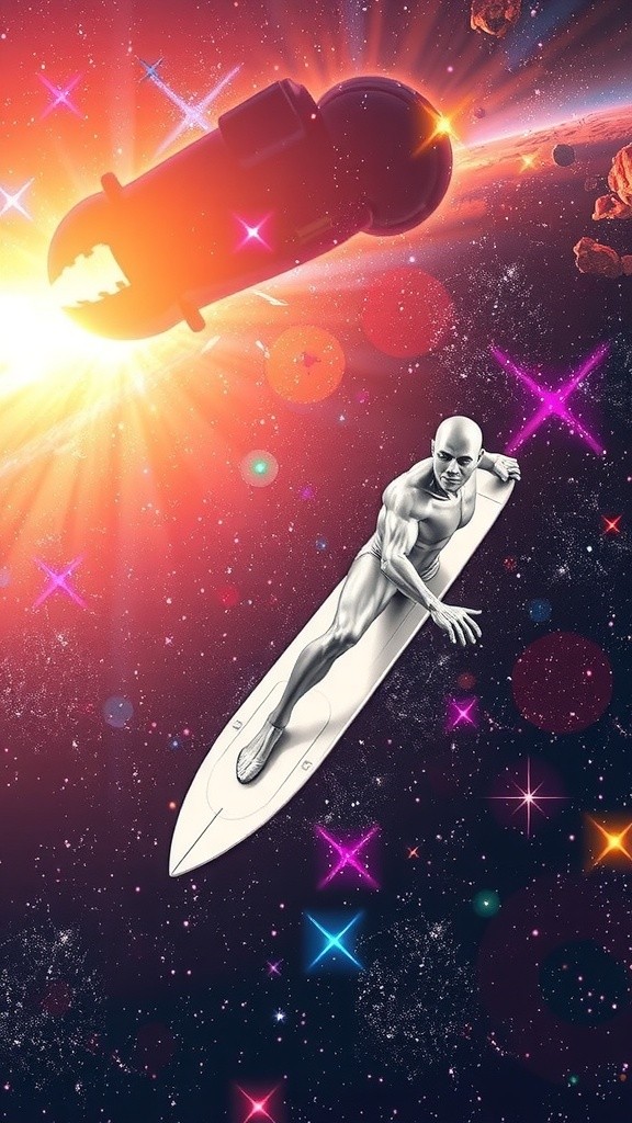 Silver Surfer vs Franklin Richards