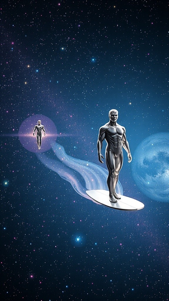 Silver Surfer vs Franklin Richards