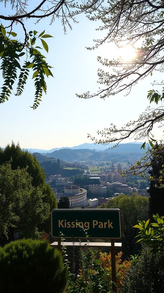 The Tragic Love of Romeo and Juliet at Kissing Park