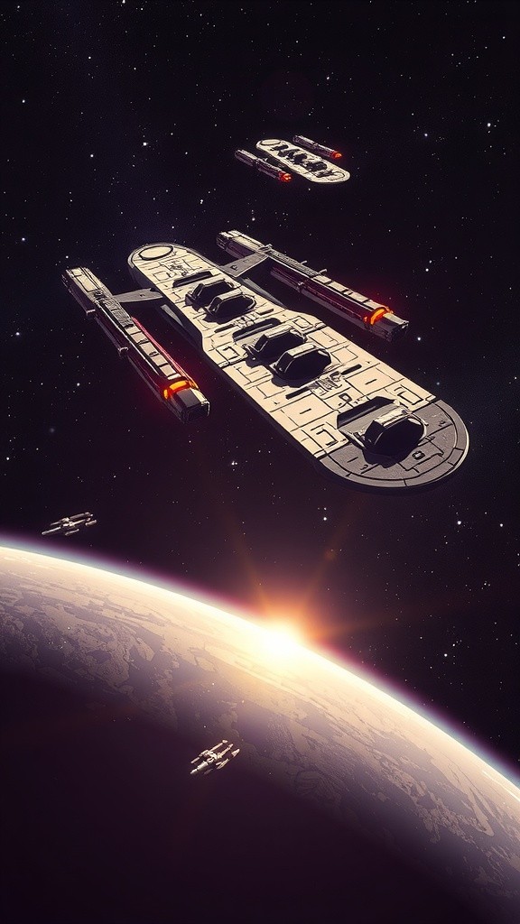 Star-Crossed in the Cosmos: A Tale of Rival Space Stations