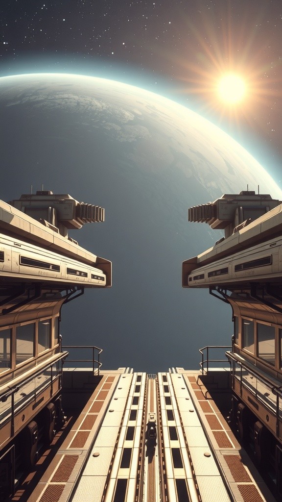 Star-Crossed in the Cosmos: A Space Station Tale