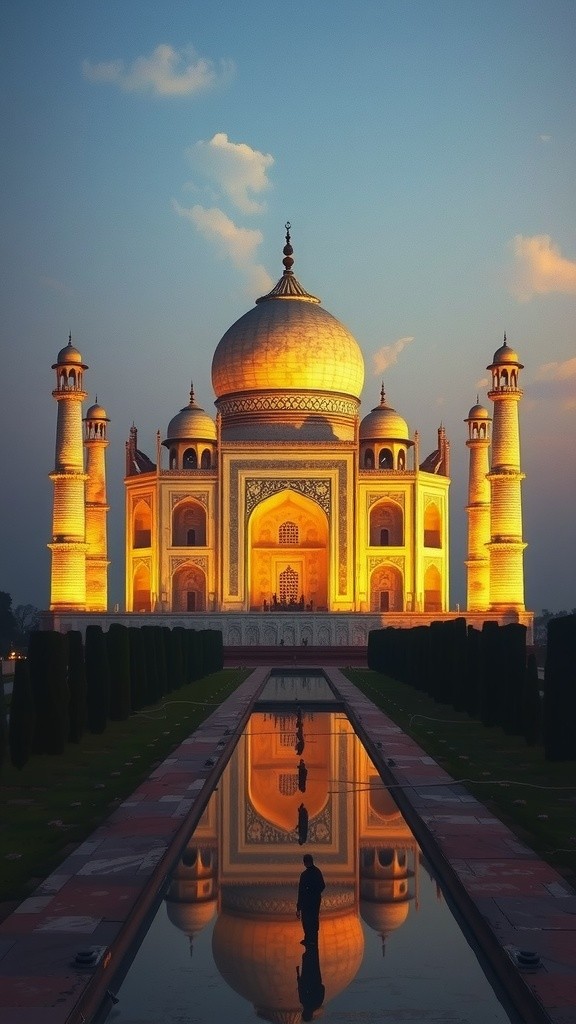 Whispers of Love at the Taj Mahal
