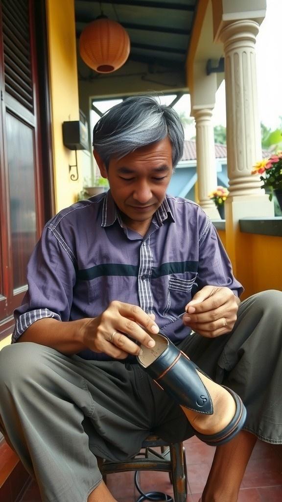 Kebijaksanaan dan Humor dalam Memperbaiki Sandal