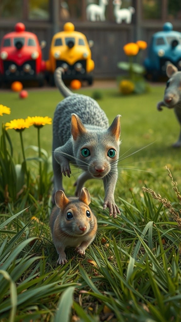 Whiskers and Squeaky: A Tale of Friendship and Kindness