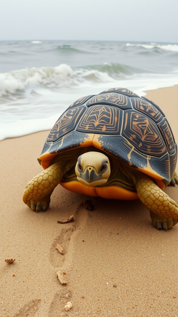 Turtle's Journey: A Flight with the Parrot