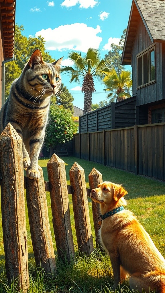 Building Friendship: Cats and Dogs Together
