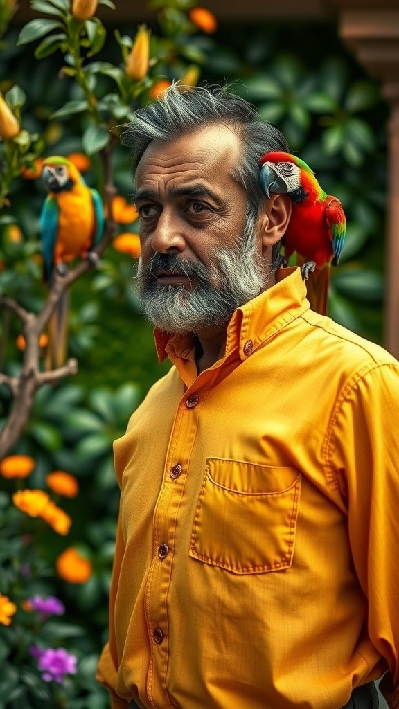 बुद्धिमान तोता और रामू की मजेदार बातें