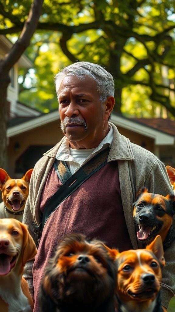 Aman's Unwavering Trust in His Dogs
