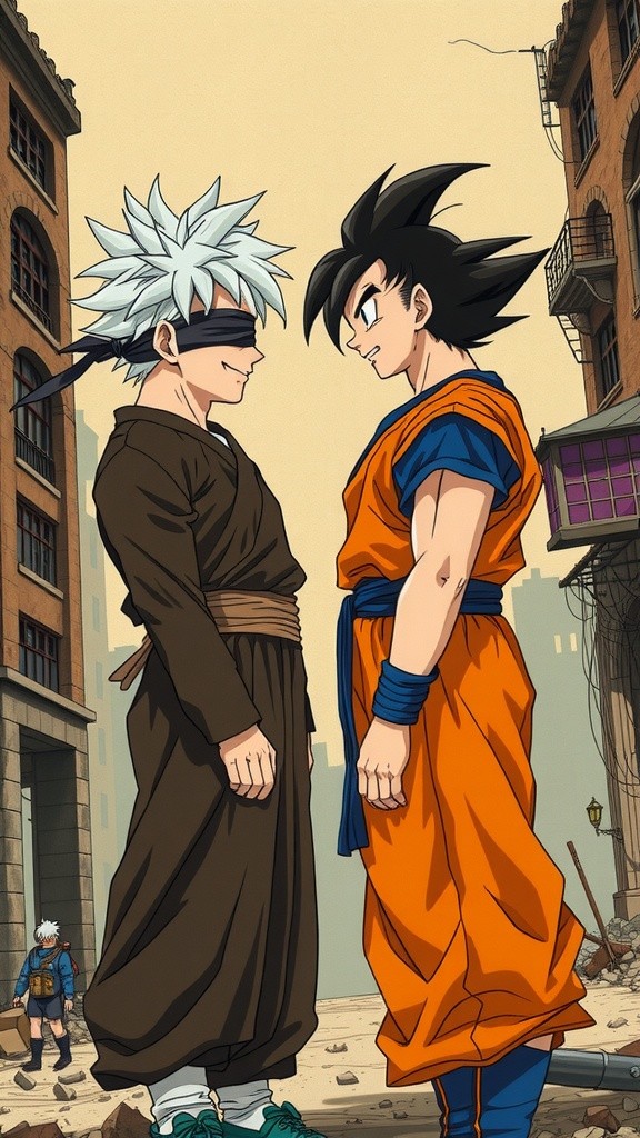 Duel of Titans: Gojo Satoru vs. Son Goku