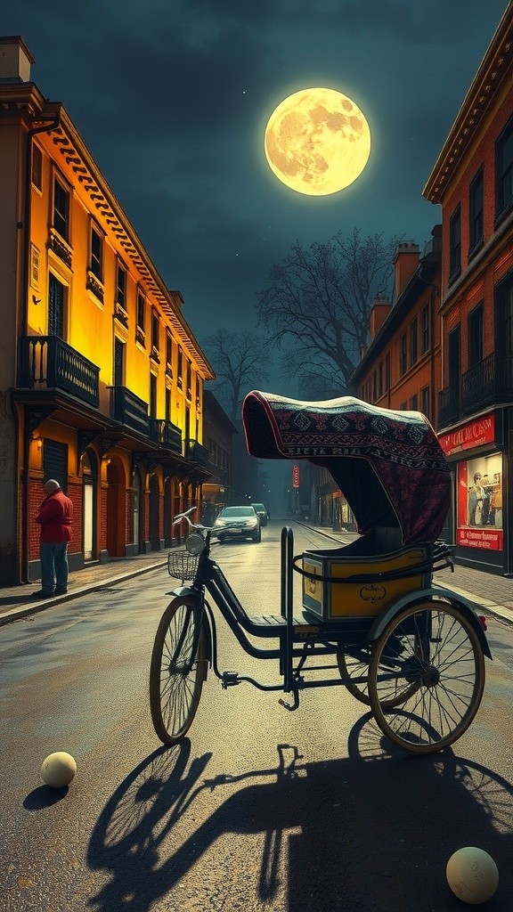 Becak Malam: Pertemuan dengan Kuntilanak