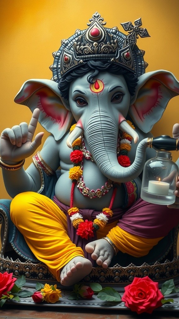 गणेशजी की उपासना और जन्म