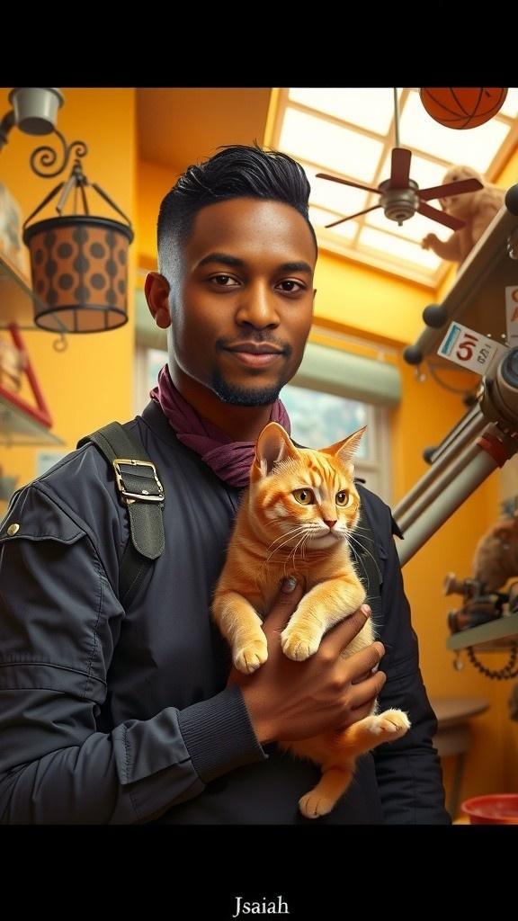 Kucing Pencuri dengan Pakaian Keren