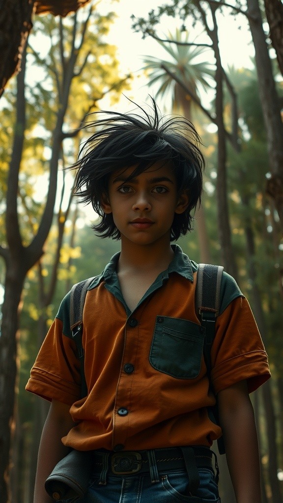 जंगल की रहस्यमयी दुनिया: लड़के की वीरता