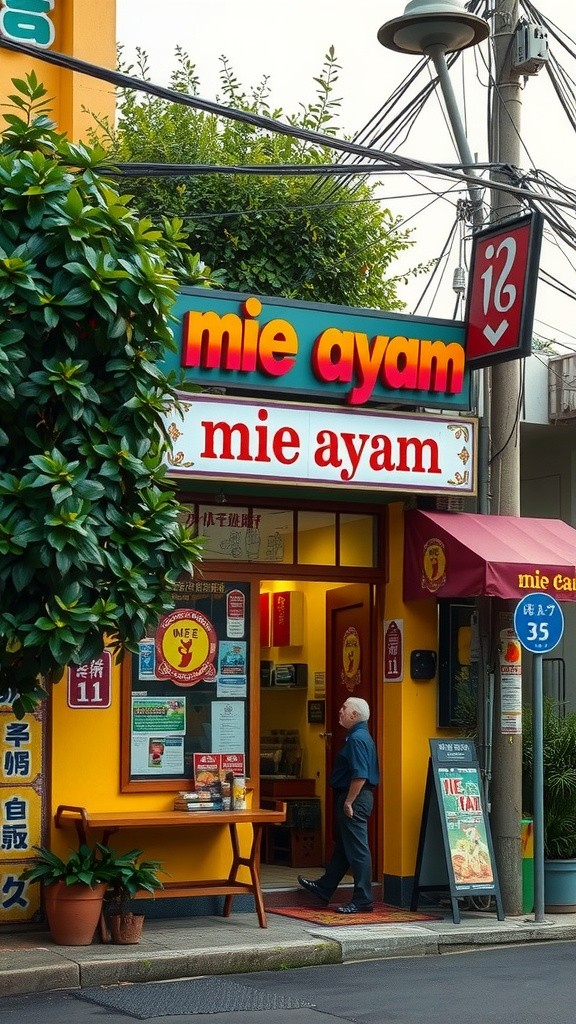 Anto dan Misi Ayam Gratis di Warung Mie Ayam