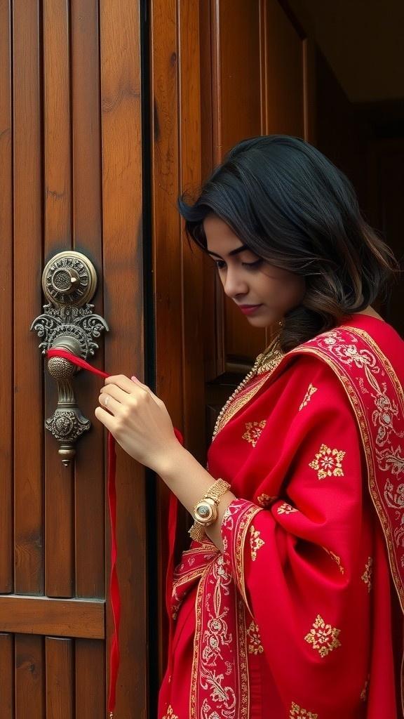 Protect Your Home: Tie A Red Sacred Thread