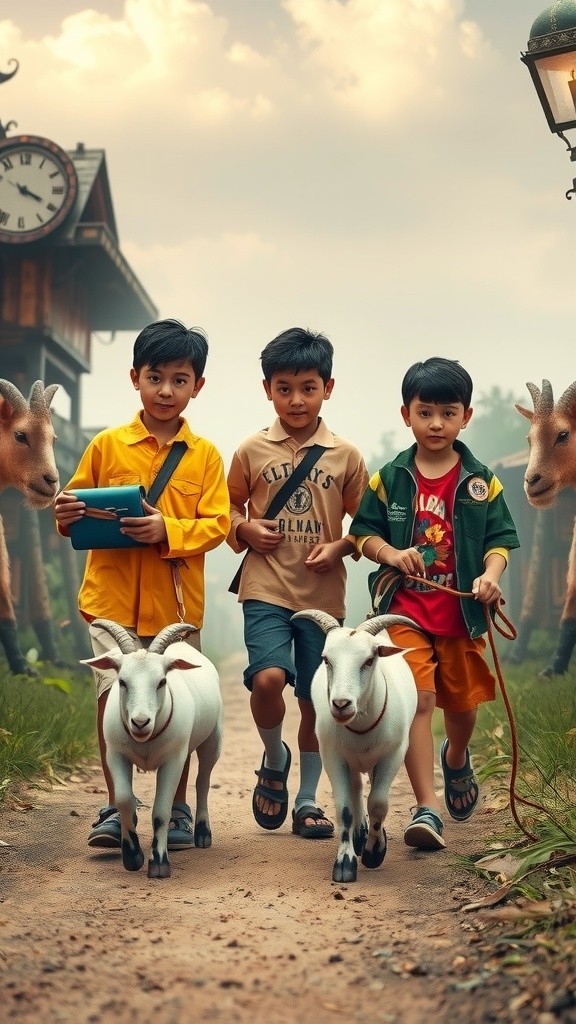 Anak-anak dan Rumah Tua di Hutan