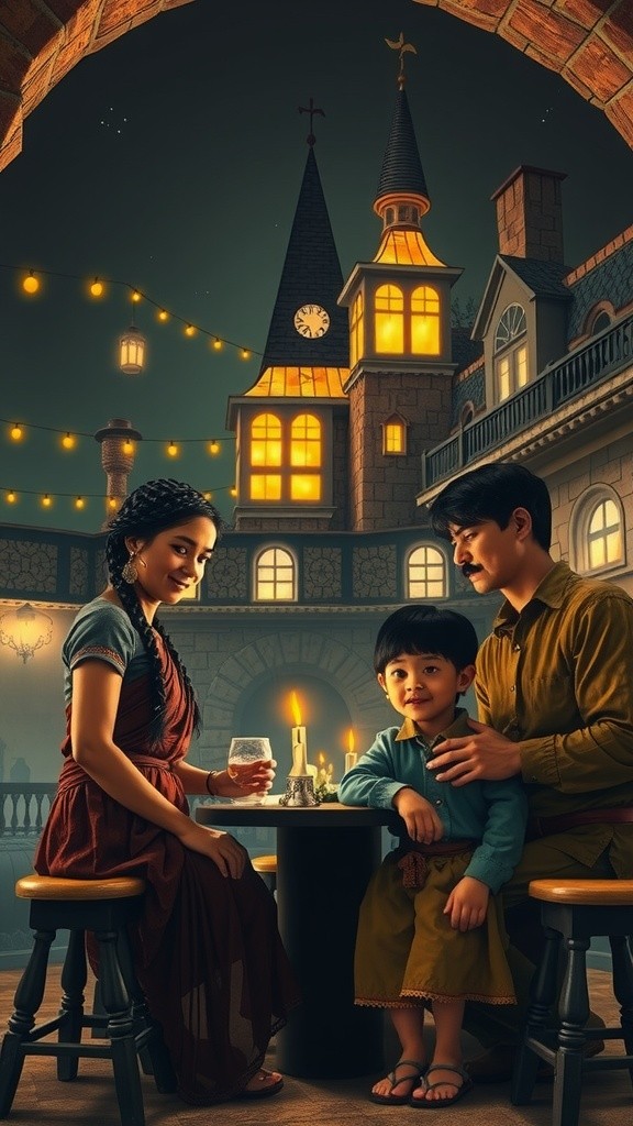 পরিবারের খাবারের সময়