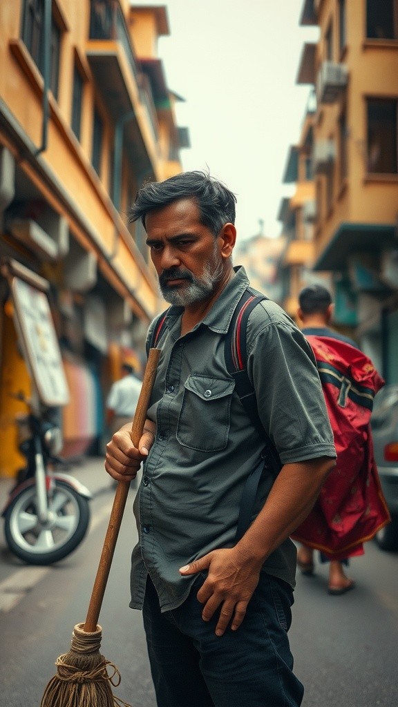 Dari Miliarder Menjadi Tukang Sapu: Kisah Seorang Ayah