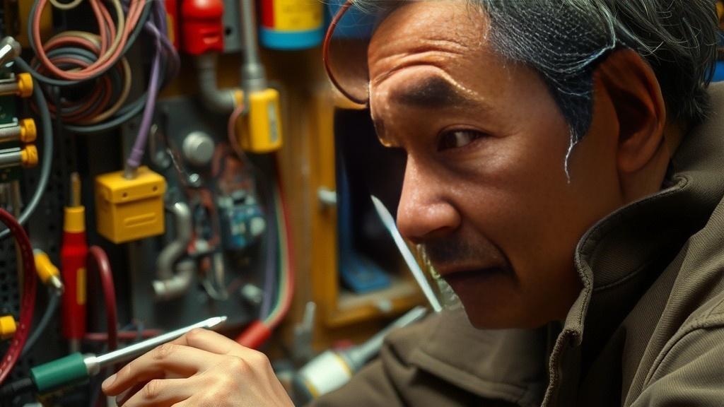 Man Working on Db MCB Box