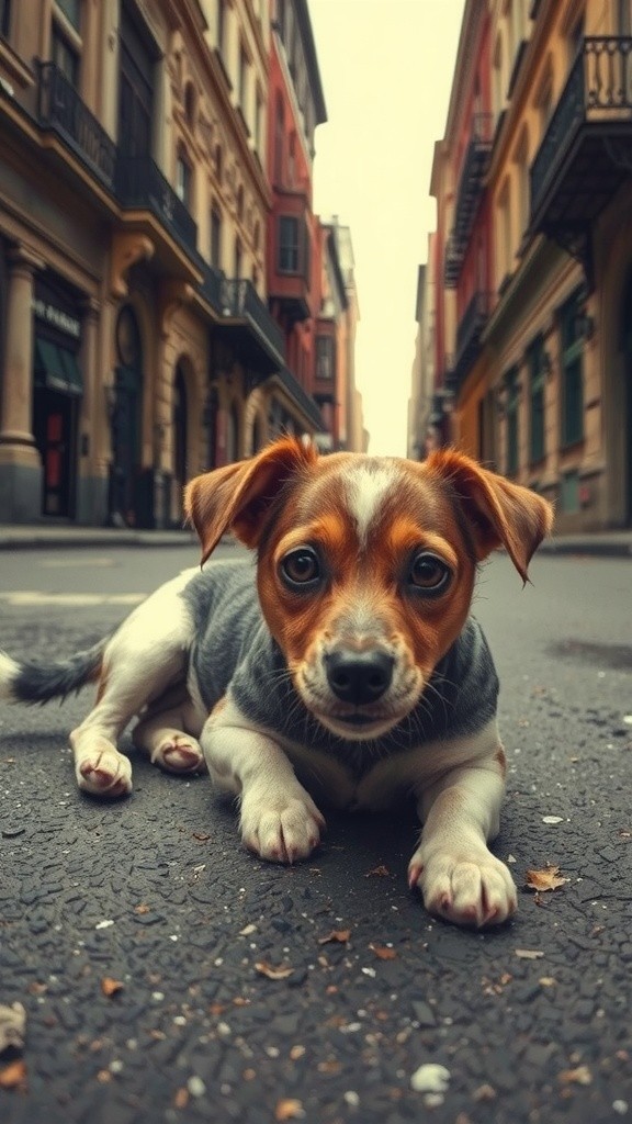 A Small Dog Saved by Kind Man