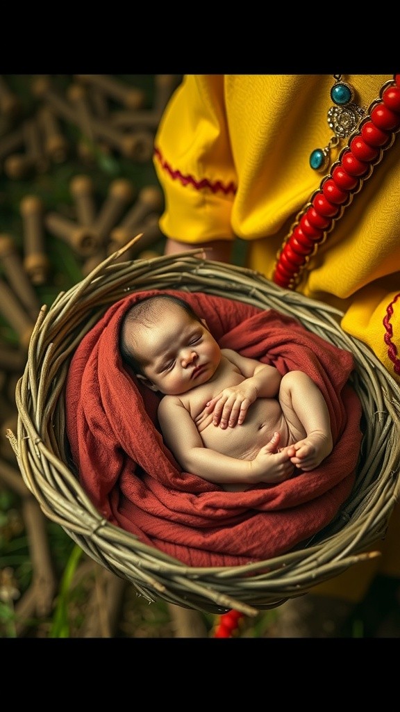 El Nacimiento y la Huida de Moisés