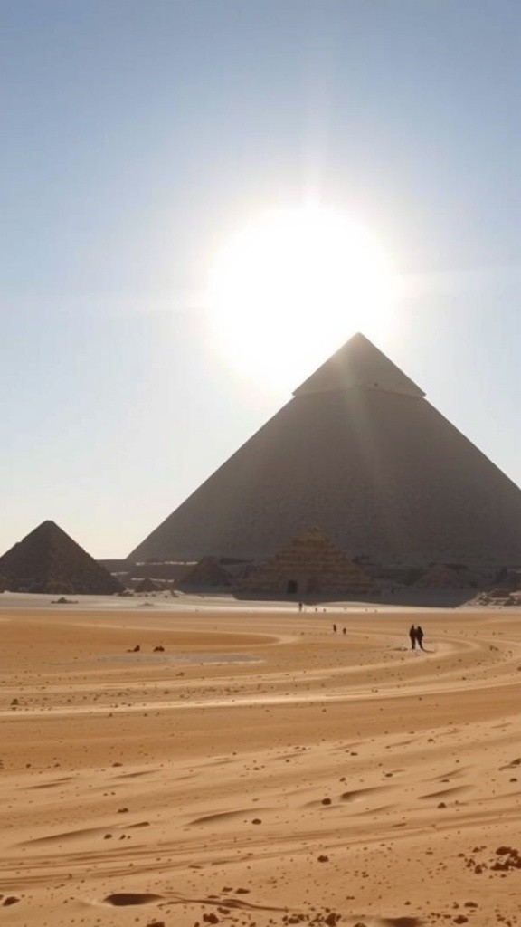 Les pyramides de Gizeh : tombes monumentales des pharaons