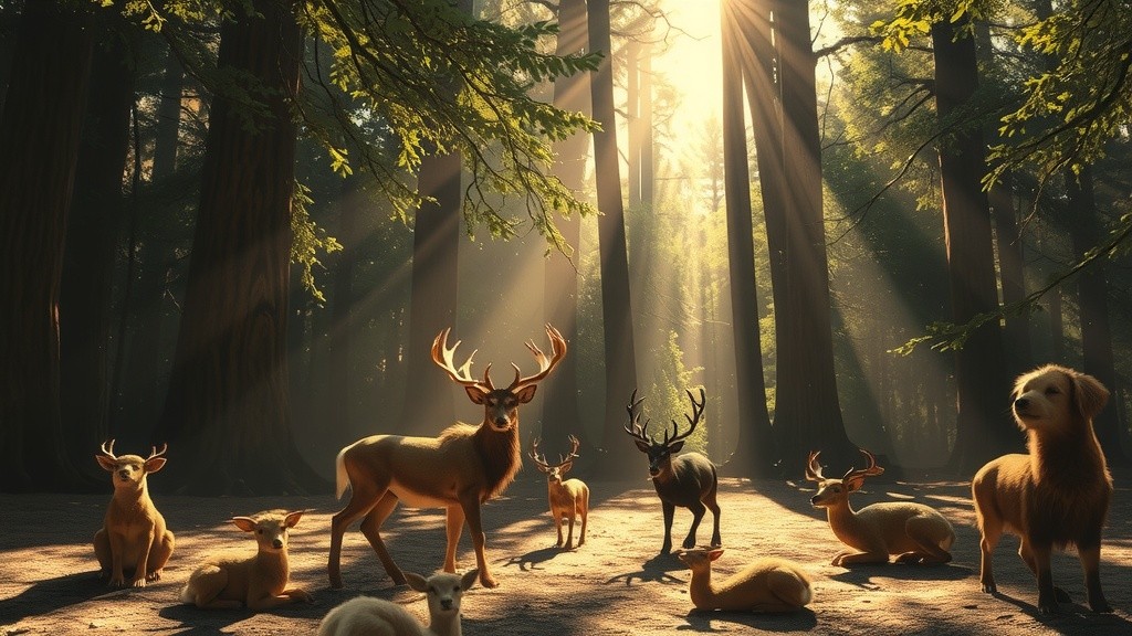 Benny's Journey to Friendship in the Forest