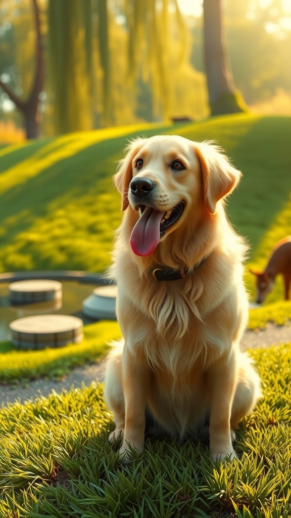 Dog Feeding Little Cat Fish