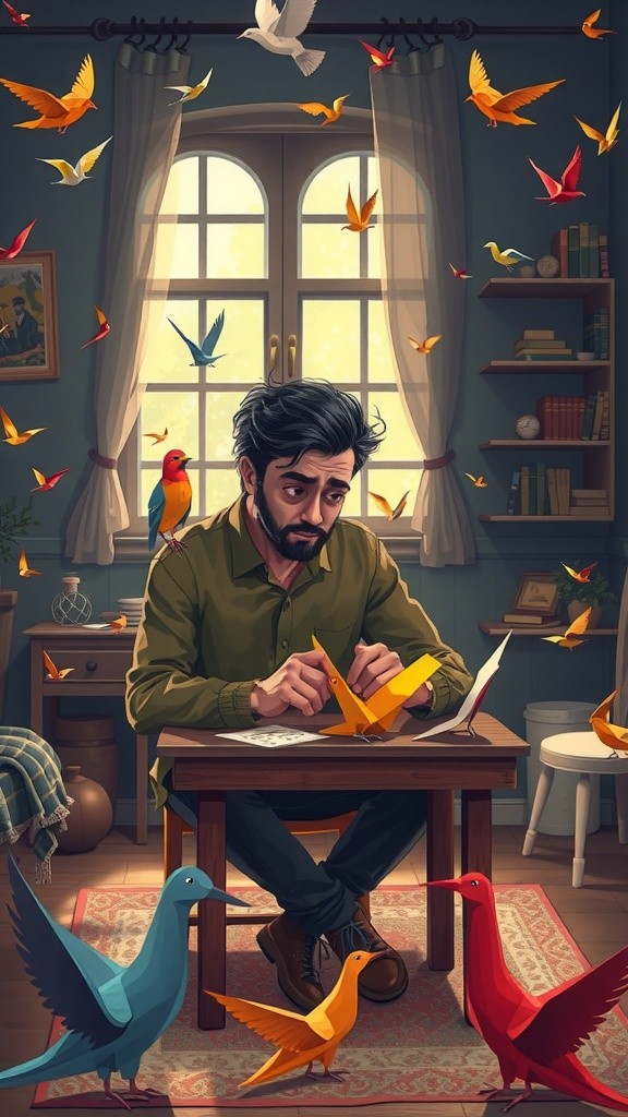 Aron's Paper Birds: A Message to Heaven