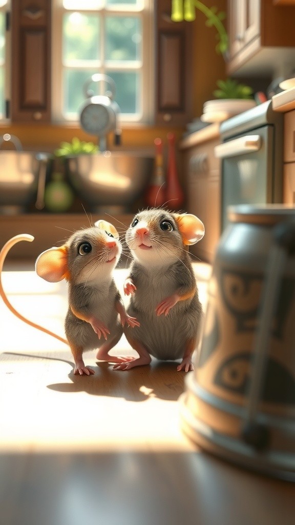 The Adventures of Three Mice and One Doggy